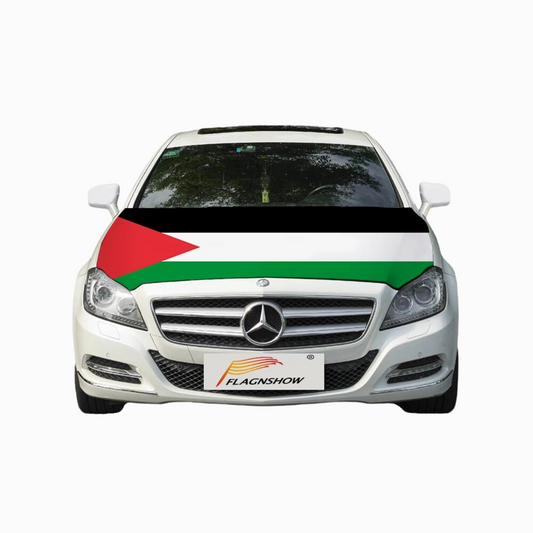 Stretchable Palestine Flag Car Cover